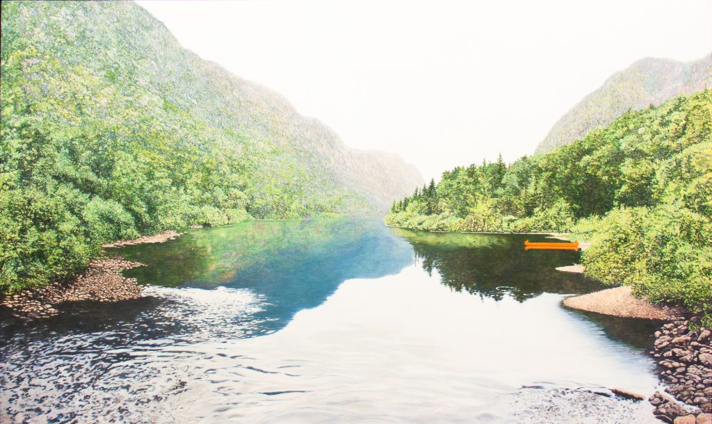 Montagnes, rivière et brume (Parc National de la Jacques-Cartier, QC)