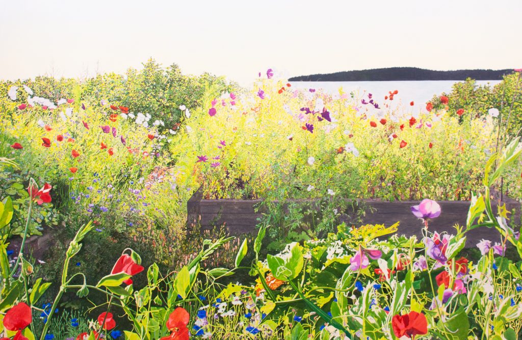 Jardin de fleurs d’été (série #4) (Kamouraska, QC)